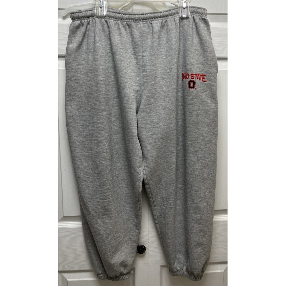 OHIO STATE BUCKEYES Sweatpants SEVEN APPAREL Logo Gray